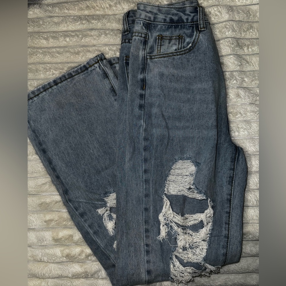 Shein Never Worn Baggy Straight Leg Jeans! Size XXS